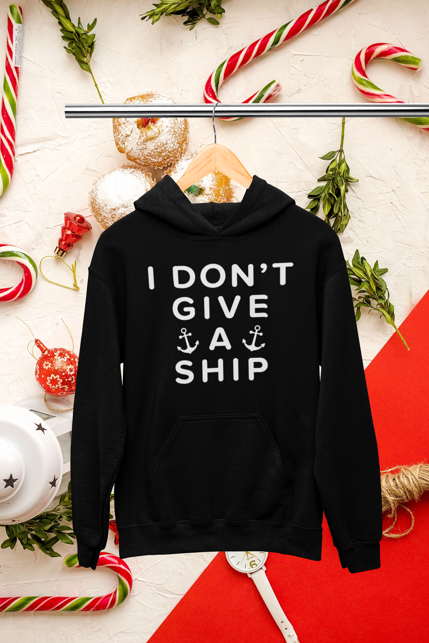 I don't give a ship Hoodie
